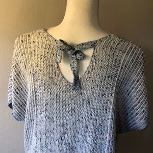 Chico’s Back Tie Short Sleeve Sweater - 2